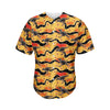 Aboriginal Kangaroo Pattern Print Men's Baseball Jersey