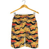 Aboriginal Kangaroo Pattern Print Men's Shorts