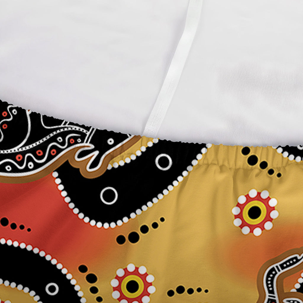 Aboriginal Kangaroo Pattern Print Sofa Cover