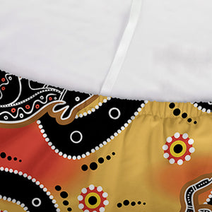 Aboriginal Kangaroo Pattern Print Sofa Cover