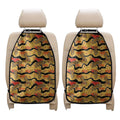 Aboriginal Lizard Pattern Print Car Seat Organizers