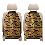 Aboriginal Lizard Pattern Print Car Seat Organizers