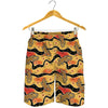 Aboriginal Lizard Pattern Print Men's Shorts