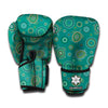 Aboriginal Sea Turtle Pattern Print Boxing Gloves