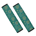 Aboriginal Sea Turtle Pattern Print Car Seat Belt Covers