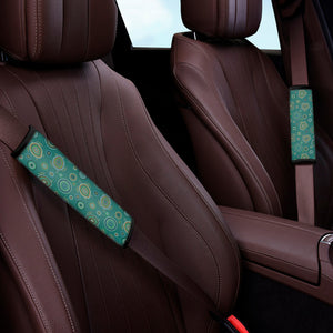 Aboriginal Sea Turtle Pattern Print Car Seat Belt Covers