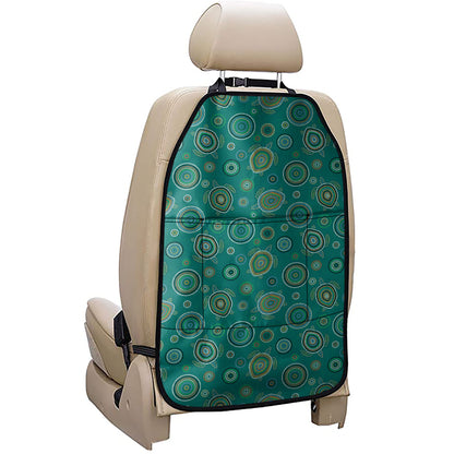 Aboriginal Sea Turtle Pattern Print Car Seat Organizers