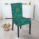 Aboriginal Sea Turtle Pattern Print Dining Chair Slipcover