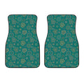 Aboriginal Sea Turtle Pattern Print Front Car Floor Mats