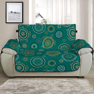 Aboriginal Sea Turtle Pattern Print Half Sofa Protector