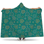 Aboriginal Sea Turtle Pattern Print Hooded Blanket