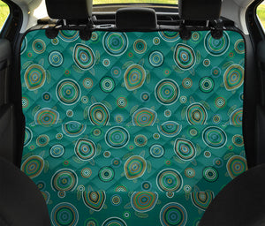 Aboriginal Sea Turtle Pattern Print Pet Car Back Seat Cover