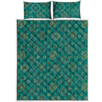 Aboriginal Sea Turtle Pattern Print Quilt Bed Set