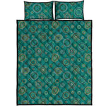 Aboriginal Sea Turtle Pattern Print Quilt Bed Set