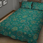 Aboriginal Sea Turtle Pattern Print Quilt Bed Set
