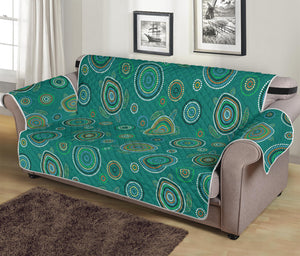 Aboriginal Sea Turtle Pattern Print Sofa Protector