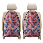 Abstract American Flag Print Car Seat Organizers