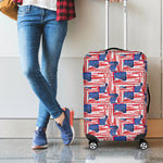 Abstract American Flag Print Luggage Cover