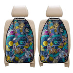 Abstract Cartoon Galaxy Space Print Car Seat Organizers