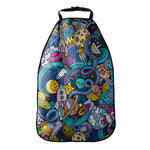 Abstract Cartoon Galaxy Space Print Car Seat Organizers