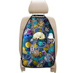 Abstract Cartoon Galaxy Space Print Car Seat Organizers