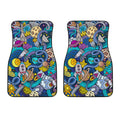 Abstract Cartoon Galaxy Space Print Front Car Floor Mats