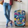 Abstract Cartoon Galaxy Space Print Luggage Cover