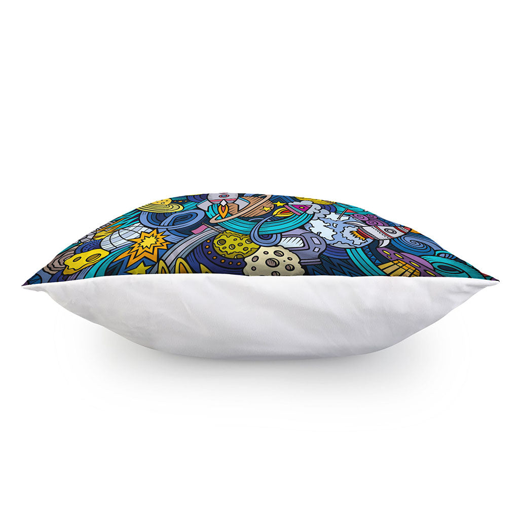 Abstract Cartoon Galaxy Space Print Pillow Cover