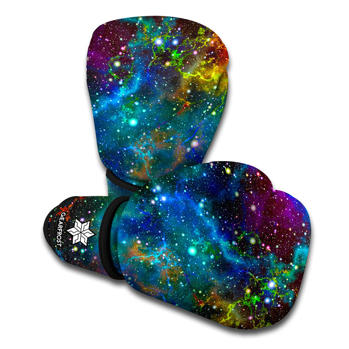 Abstract Colorful Galaxy Space Print Boxing Gloves