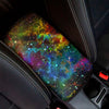 Abstract Colorful Galaxy Space Print Car Center Console Cover