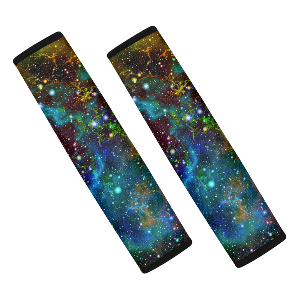 Abstract Colorful Galaxy Space Print Car Seat Belt Covers