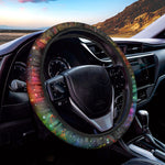 Abstract Colorful Galaxy Space Print Car Steering Wheel Cover