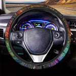 Abstract Colorful Galaxy Space Print Car Steering Wheel Cover