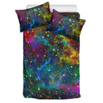 Abstract Colorful Galaxy Space Print Duvet Cover Bedding Set