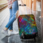 Abstract Colorful Galaxy Space Print Luggage Cover GearFrost