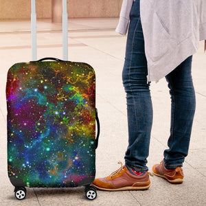 Abstract Colorful Galaxy Space Print Luggage Cover GearFrost