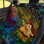 Abstract Colorful Galaxy Space Print Pet Car Back Seat Cover