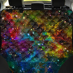 Abstract Colorful Galaxy Space Print Pet Car Back Seat Cover