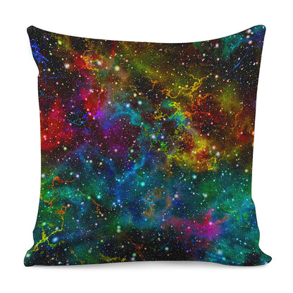 Abstract Colorful Galaxy Space Print Pillow Cover