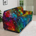 Abstract Colorful Galaxy Space Print Sofa Cover