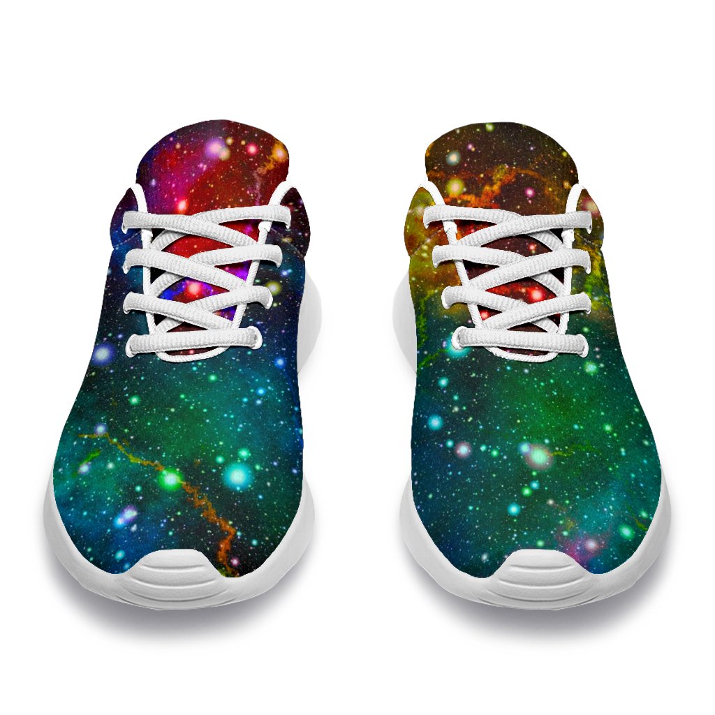 Abstract Colorful Galaxy Space Print Sport Shoes GearFrost