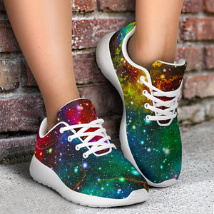 Abstract Colorful Galaxy Space Print Sport Shoes GearFrost