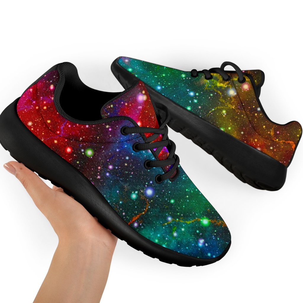 Abstract Colorful Galaxy Space Print Sport Shoes GearFrost