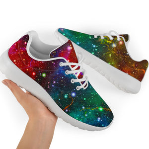 Abstract Colorful Galaxy Space Print Sport Shoes GearFrost