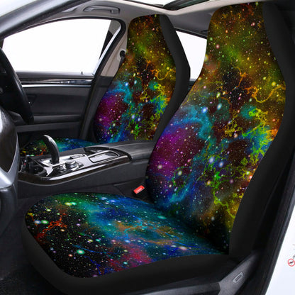 Abstract Colorful Galaxy Space Print Universal Fit Car Seat Covers