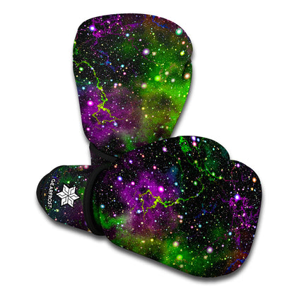 Abstract Dark Galaxy Space Print Boxing Gloves