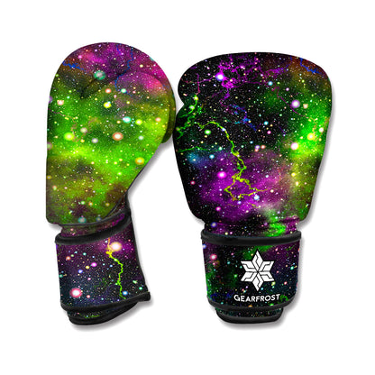 Abstract Dark Galaxy Space Print Boxing Gloves