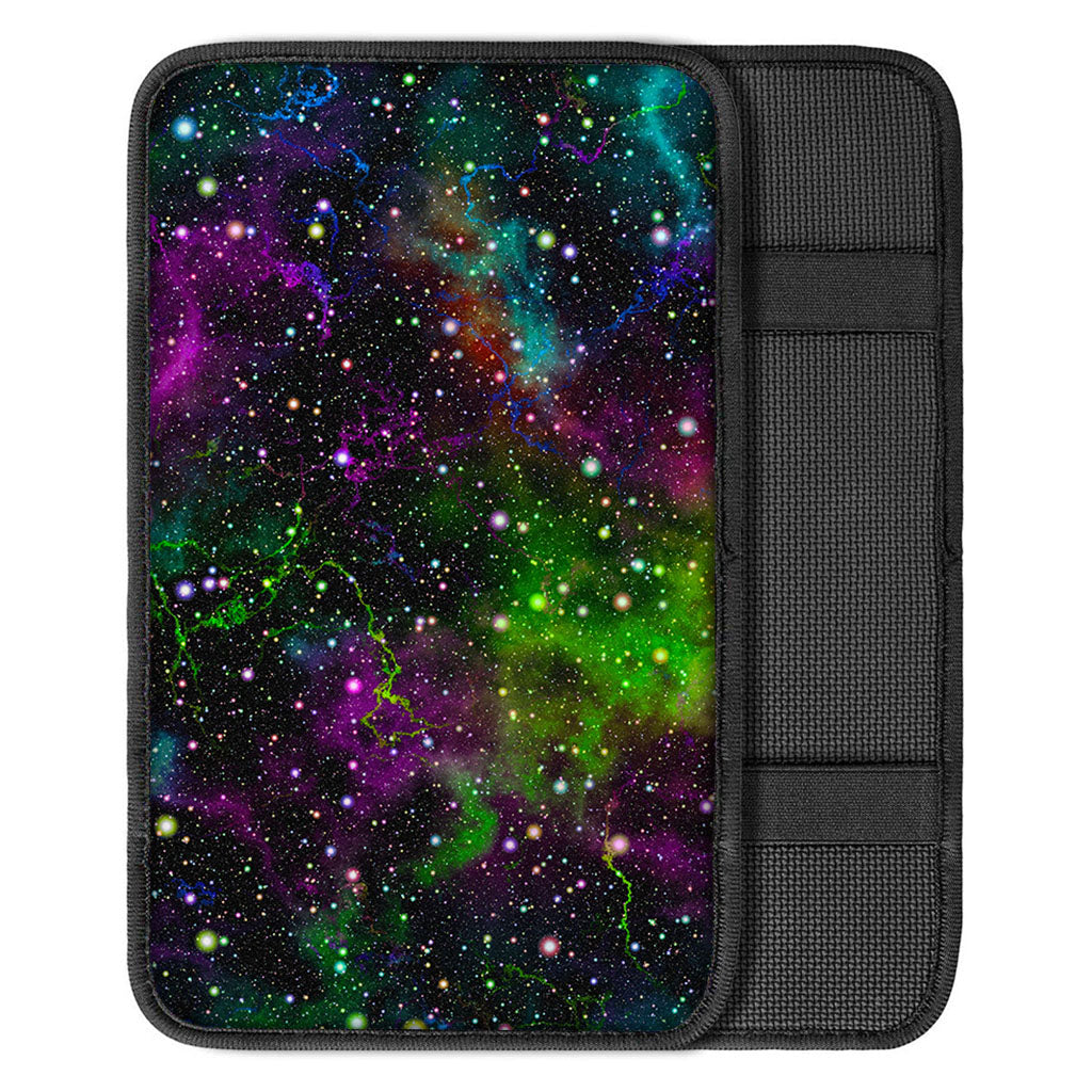 Abstract Dark Galaxy Space Print Car Center Console Cover