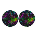 Abstract Dark Galaxy Space Print Car Coasters