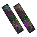 Abstract Dark Galaxy Space Print Car Seat Belt Covers
